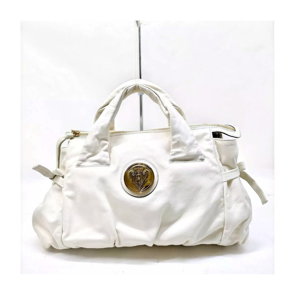 Gucci Hysteria White Satchel with Gold Accents - Picture 4 of 12
